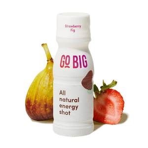 GO BIG strawberry fig energy shot