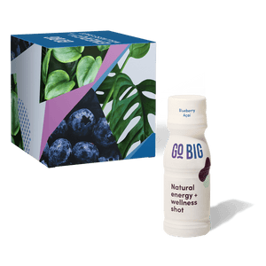 GO BIG, Blueberry Acai, Energy Shot, 9 bottle Box